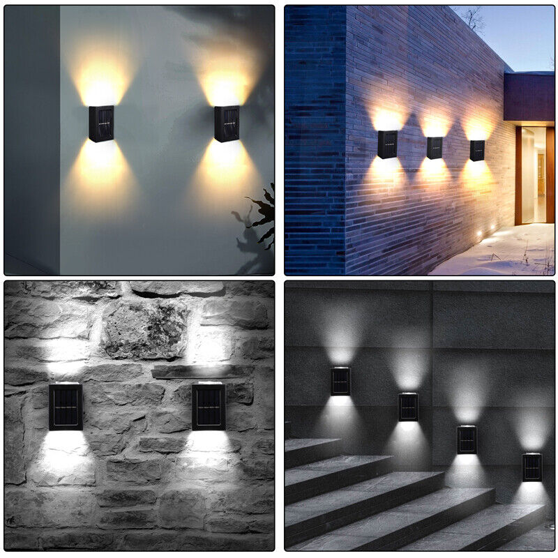 ny 2-10 Solar Luces De Calle luz de pared LED Con Sensor Para Exterior Patio Jardin