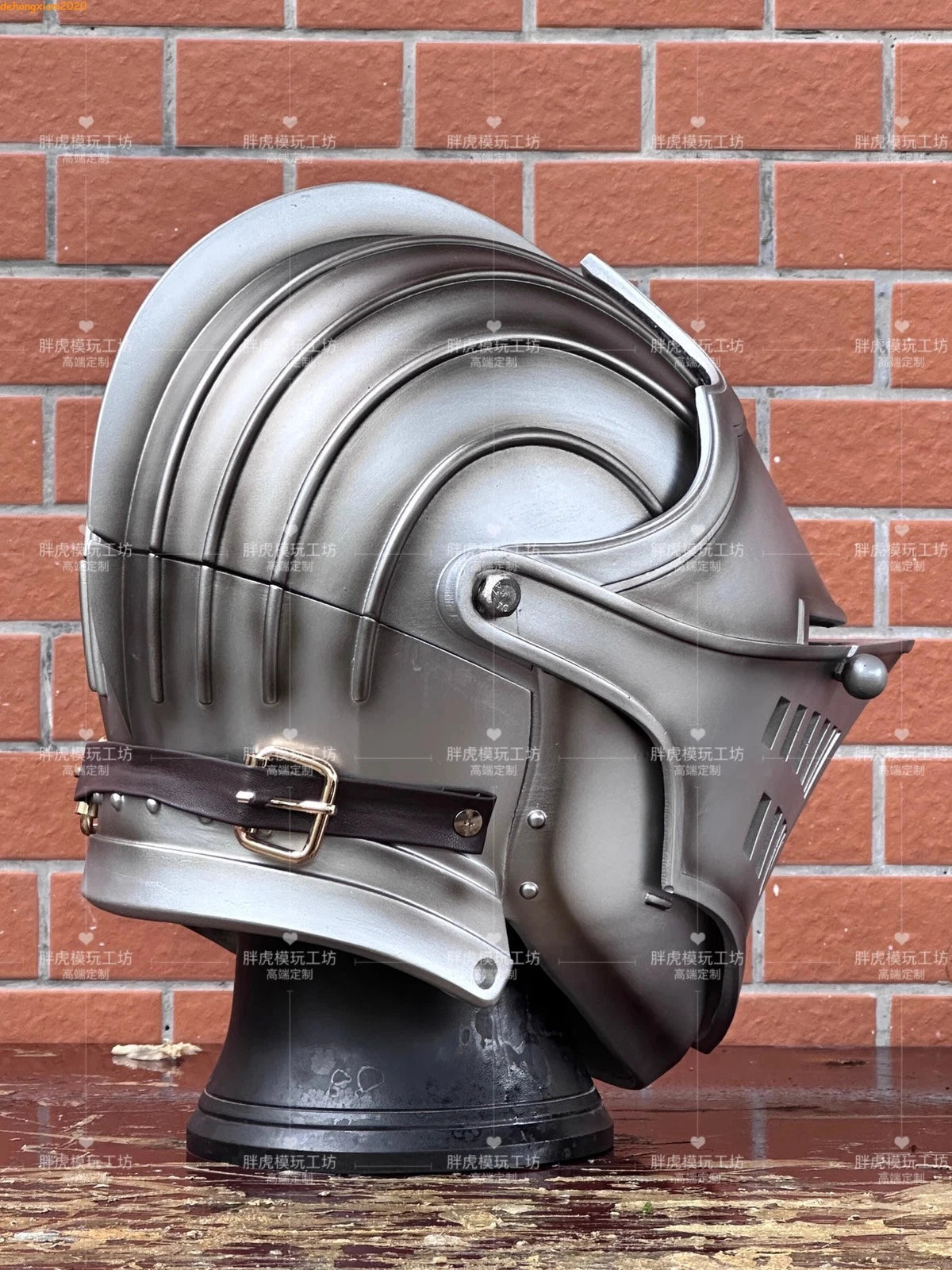 1:1 Dark Souls Knight Oscar Cosplay Helmet Medieval Halloween Party Mask Props 07FC0E-D4 - KOEEK