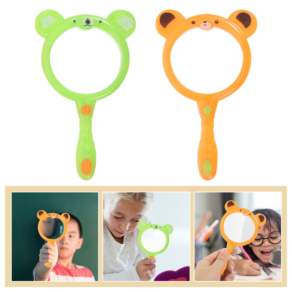 new  2 Pcs Explore Magnifier Kids Toy Reading Supply Outdoor Toys for Toddler Pupils koeek - KOEEK