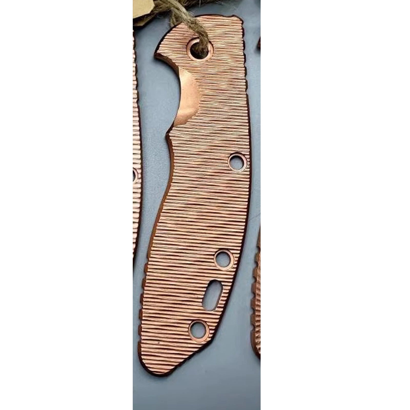 1 Pc Red Copper Handle Scale for Rick Hinderer XM18 3.5”Reduced Weight Version 07FC0E-D4 - KOEEK