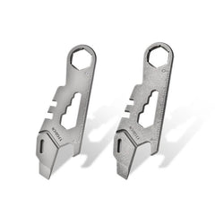 Titanium Pry Bar Crowbar Bottle Opener Wrench EDC Portable Multi Tools Outdoor 07FC0E-D4 - KOEEK