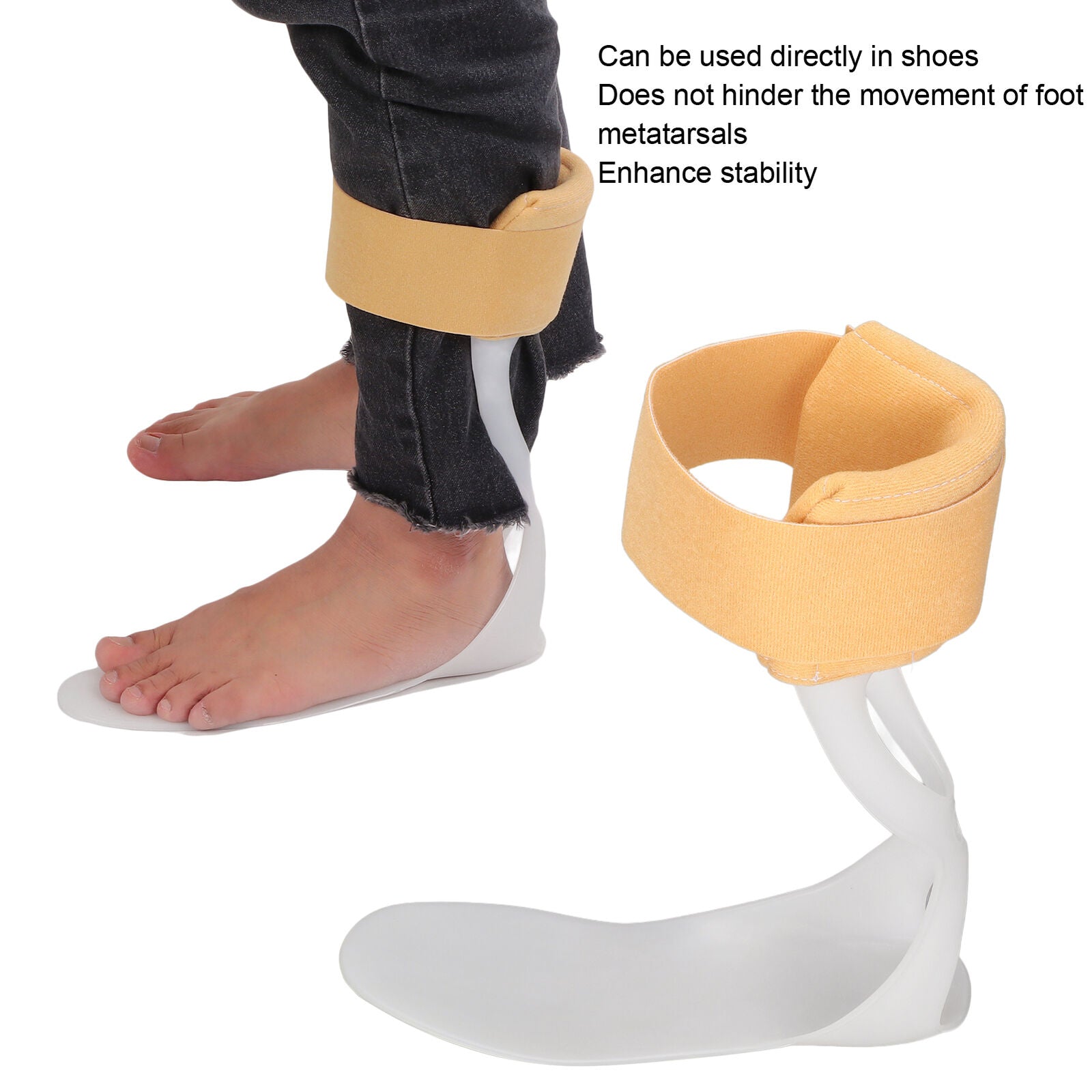 new Drop Brace Low Arch Half Palm Thin Weight Ankle Orthosis Correction (Left L) HGF koeek - KOEEK