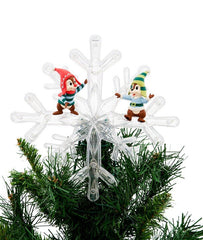 2024 Disney Chipmunks Chip 'n Dale Light-Up Holiday Christmas Tree Topper NIB DISNEY - KOEEK