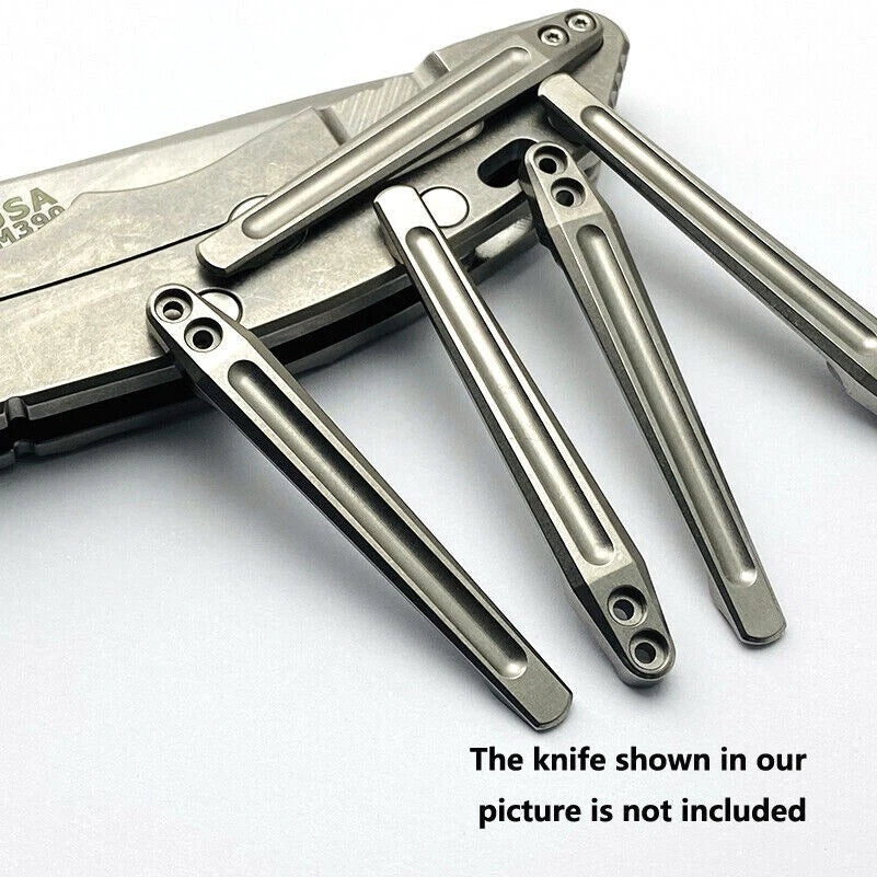 Hot Custom Titanium Pocket Clip for Rick Hinderer Knives XM-18 XM-24 Accessories 07FC0E-D4 - KOEEK