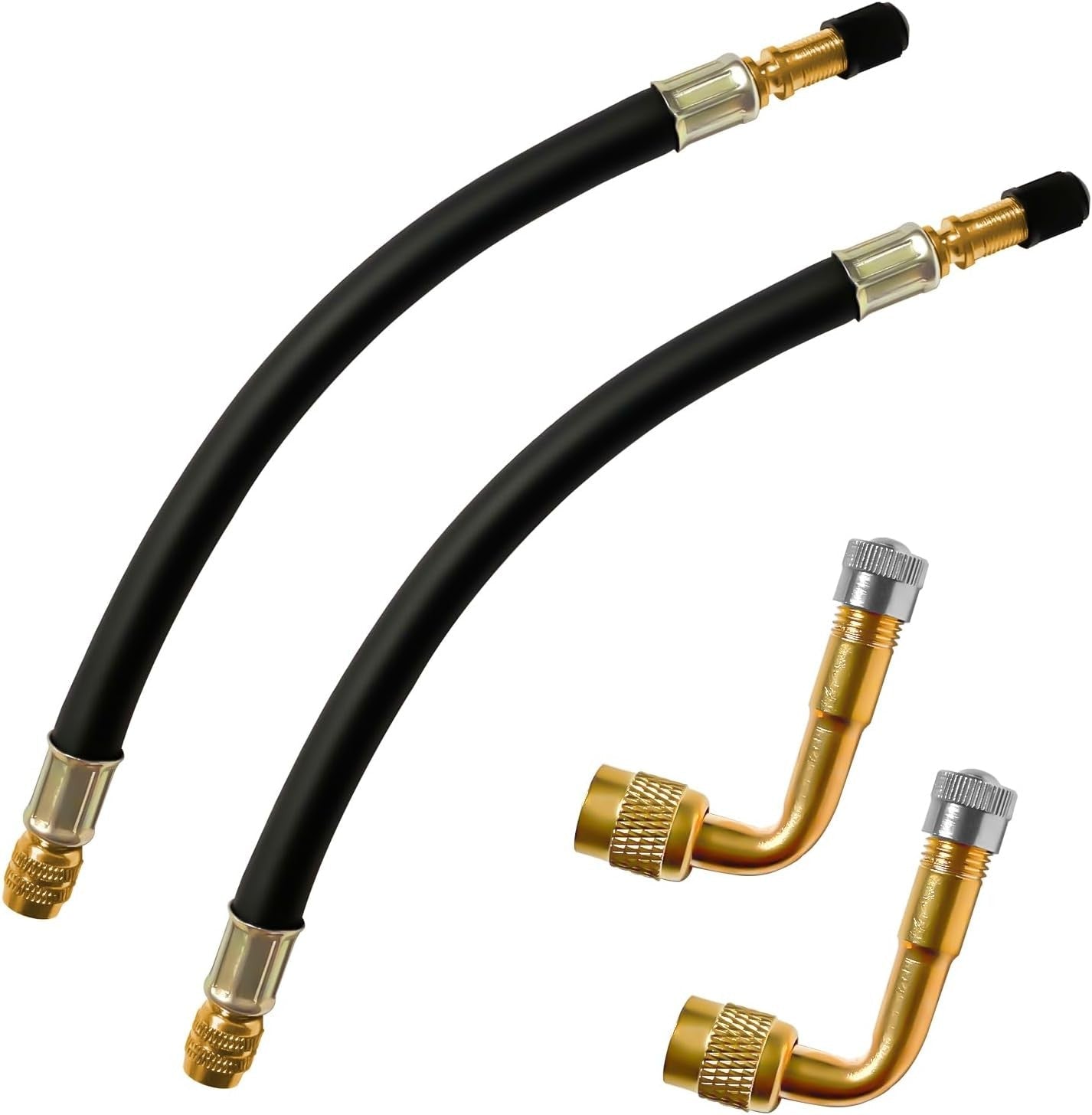 new Valve Stem Extension, 2pcs 8.25 Inch Flexible Tire Extender with 2pcs... 07FC0E-D4 - KOEEK