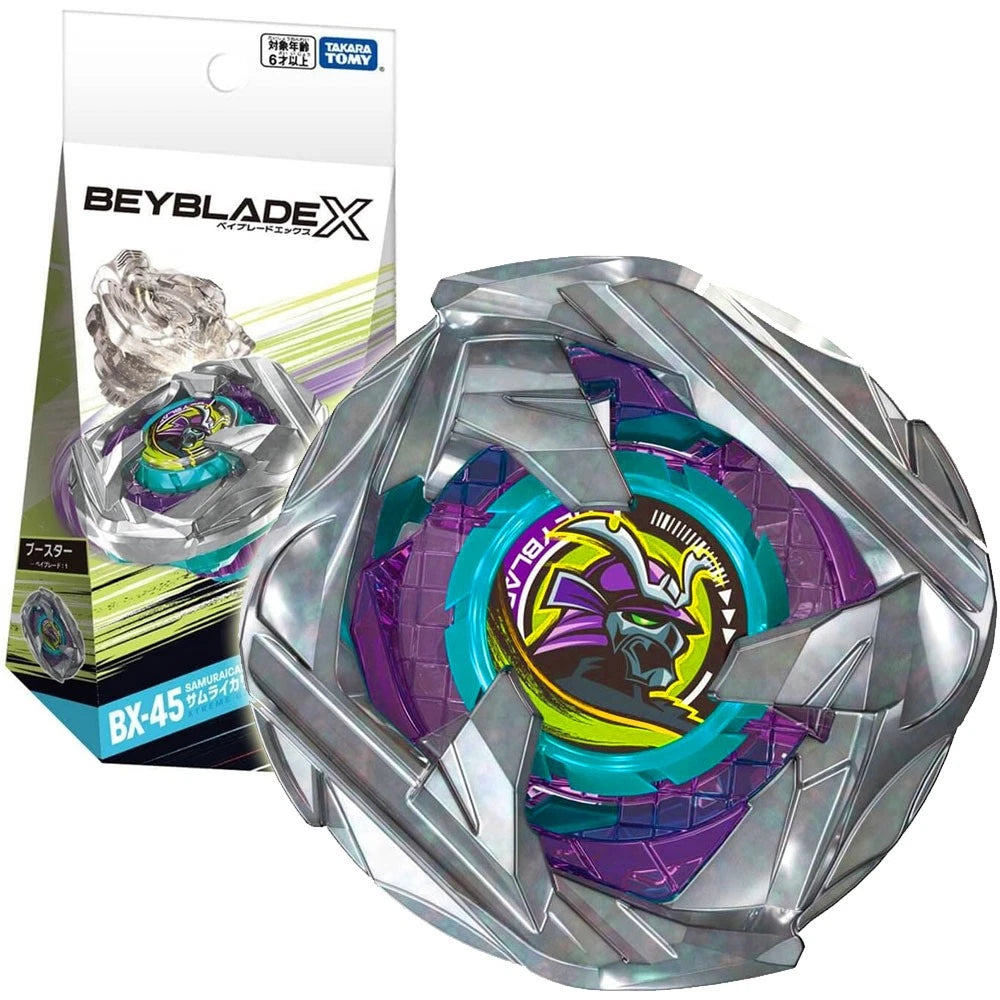 TAKARA TOMY BX45 Samurai Caliber 6-70M Beyblade X Burst Booster Official TAKARA - KOEEK