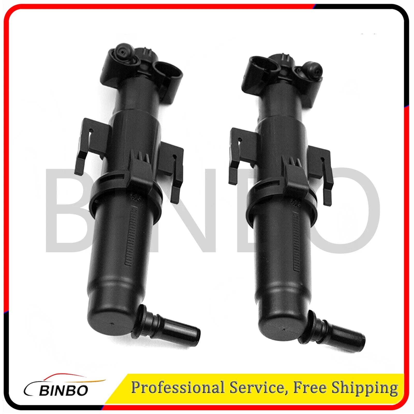 For BMW F01 F02 730i 740i 750i 760i 740Li 2PCS Headlight Washer Nozzle Cylinder 07FC0E-D4 - KOEEK