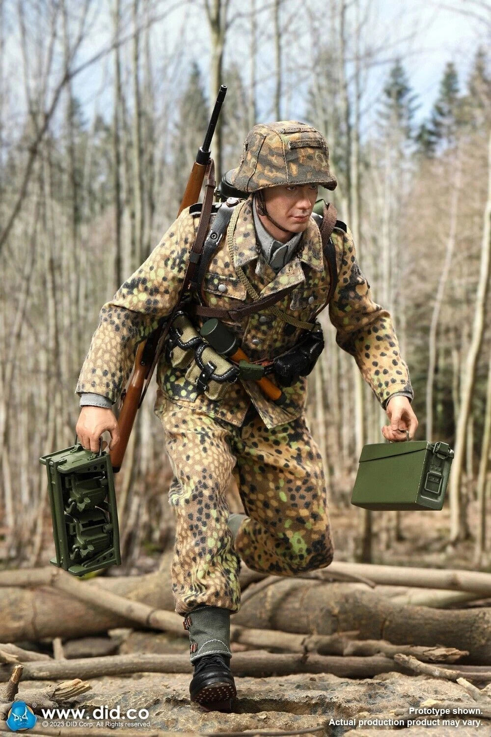 DID D80171 WWII Army German 12th Panzer Division Lio 1/6 Soldier Action Figure DID - KOEEK