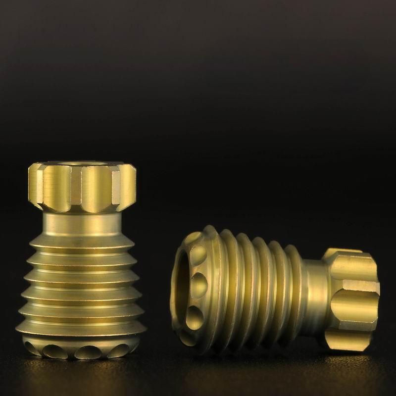 Titanium Knife Lanyard Bead Paracord Necklace Pendant Bracelet Bead EDC Charm 07FC0E-D4 - KOEEK