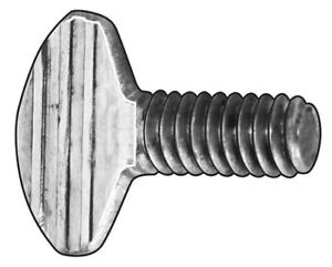 new Zoro Select Tsi-100037P0-025P Thumb Screw, Thread Size, Spade, Zinc