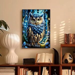 nye Owl Diamond Art Kits for voksne, DIY 5D Diamond Painting Kits with Round