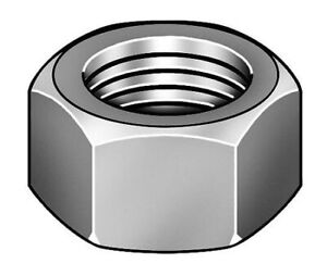 new Zoro Select Hni2200-001Bx Hex Nut, #2-4-1/2, Steel, Grade 2, Black Oxide,