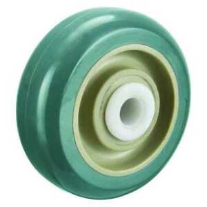 new Zoro Select P-Up-040X013/050D-Am Caster Wheel,Polyurethane,400 Lb.,Blue