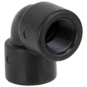 new Zoro Select El038-90 90 Degree Elbow, Polypropylene, 3/8", Schedule 80, 300 Psi