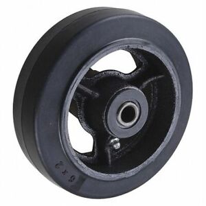 new Zoro Select Mr0620112 Caster Wheel,Rubber,6 In.,500 Lb.