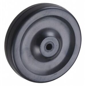 new Zoro Select Rn04z5205g Caster Wheel,Rubber,4 In.,140 Lb.