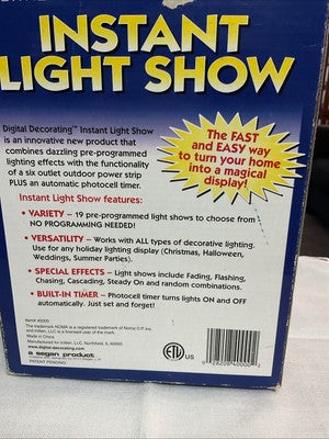 NOMA Christmas Digital Decorating Instant Light Show  In Open Box NOMA - KOEEK