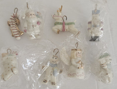 Lenox "The Lenox Christmas Tree Ornament Tree " with 8 Ornaments & Box LENOX - KOEEK