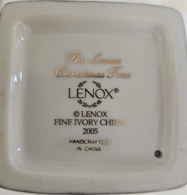 Lenox "The Lenox Christmas Tree Ornament Tree " with 8 Ornaments & Box LENOX - KOEEK