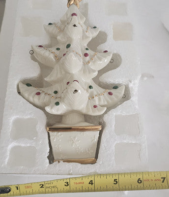 Lenox "The Lenox Christmas Tree Ornament Tree " with 8 Ornaments & Box LENOX - KOEEK