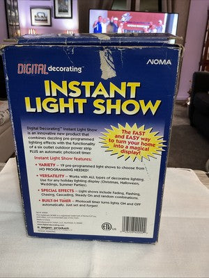 NOMA Christmas Digital Decorating Instant Light Show  In Open Box NOMA - KOEEK