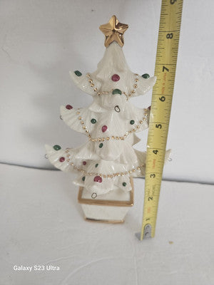 Lenox "The Lenox Christmas Tree Ornament Tree " with 8 Ornaments & Box LENOX - KOEEK