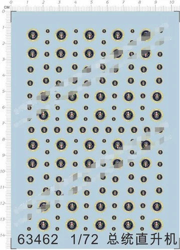 1/72 Sea King SH-3h US President Helicopter Marine One Model Water Slide Decal 07FC0E-D4 - KOEEK