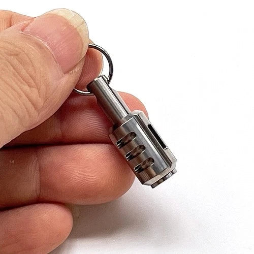 Titanium Knife Lanyard Bead Paracord Pendant Glow in the Dark 25 Years Life EDC 07FC0E-D4 - KOEEK