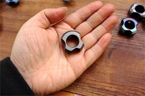 EDC Titanium Alloy Beads Knife Lanyard Bead Paracord Keychain Pendant DIY Beads 07FC0E-D4 - KOEEK