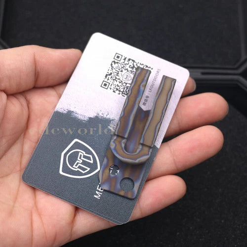 MG Titanium TC4 Money Clip Key Chain Wrench Screwdriver Multi EDC Tools MG-MC8F MG - KOEEK