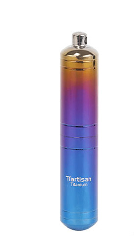 Pure Titanium Waterproof Pill Case Keychain pill Holder Container Organizer EDC 07FC0E-D4 - KOEEK