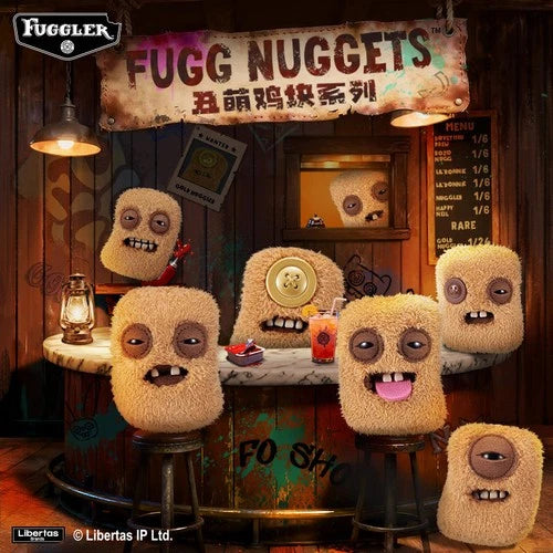 Hot Sale Fuggler Fugg Nuggets Blind Box Plush Keyring Funny Monster Bag Charm 07FC0E-D4 - KOEEK