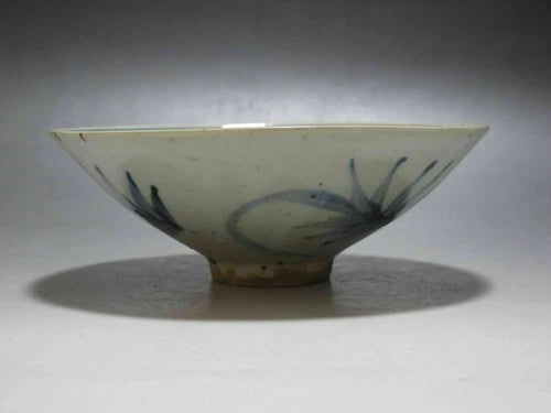 China Blue and white porcelain old Bowl Painted Chinese characters "福" Hat shape 07FC0E-D4 - KOEEK