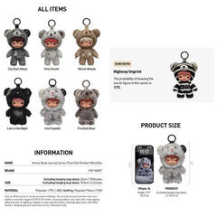 Authentic Hirono Road Journal Series Blind Box Plush Doll Gift Toys Hot