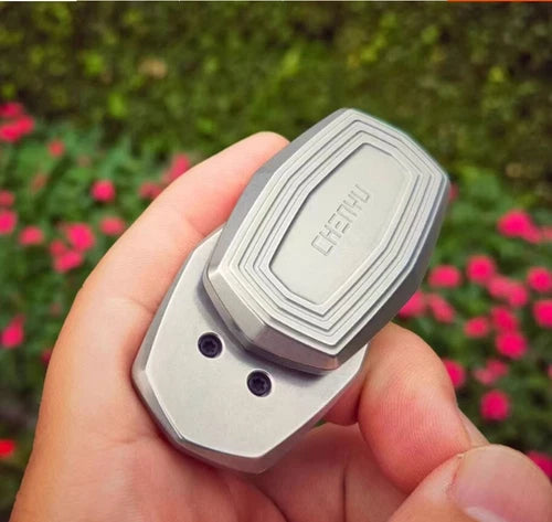 Titanium Alloy EDC Mechanical Push Card Fidget Spinner Finger Decompression Toys 07FC0E-D4 - KOEEK