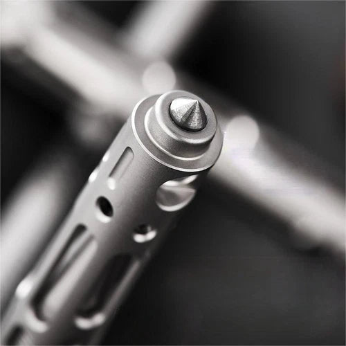 Titanium Mini Ballpoint Pen Portable Writing Pen Keychain EDC Multifunction Gift 07FC0E-D4 - KOEEK