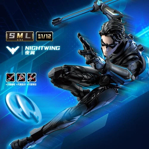 Official BLOKEES DC Heroes Champion Class Nightwing 1/12 Articulated Figure BLOKEES - KOEEK