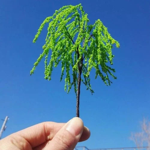 18cm Model Wire Tree Willow Tree Diorama Scene Material Landscape 07FC0E-D4 - KOEEK