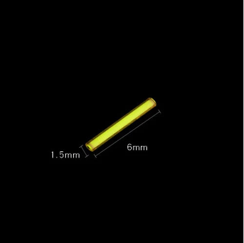 1pcs 1.5x6mm Tube Night Luminous 25 Years Life Tube Singal Lamp Tube EDC Toy 07FC0E-D4 - KOEEK