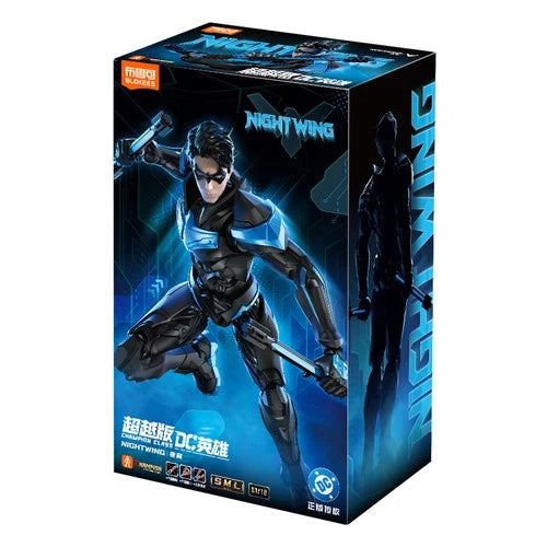 Official BLOKEES DC Heroes Champion Class Nightwing 1/12 Articulated Figure BLOKEES - KOEEK