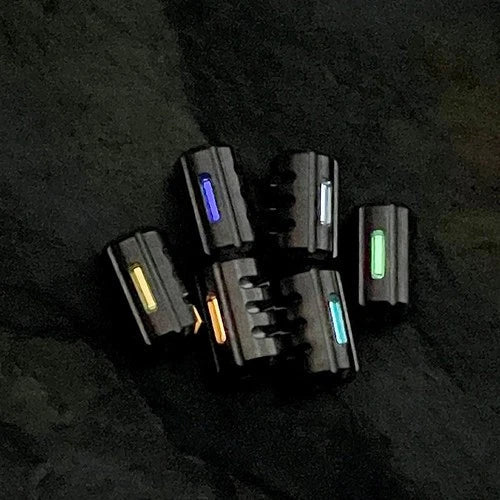 Titanium Knife Lanyard Bead Paracord Pendant Glow in the Dark 25 Years Life EDC 07FC0E-D4 - KOEEK