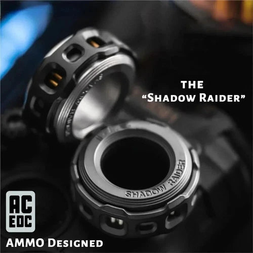 ACedc PEI Shadow Raider Mechanical Ring Ⅱ Ratchet EDC Finger Gyro Fidget Gift 07FC0E-D4 - KOEEK