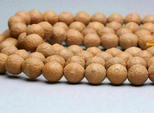 108  14mm Tibetan Buddhist Bodhi Prayer Pearl Mala Necklace - 07FC0E-D4 - KOEEK