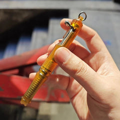 EDC Ultem PEI + Titanium Keychain Ball Pen Mechanical Pen Office Signature Pen 07FC0E-D4 - KOEEK