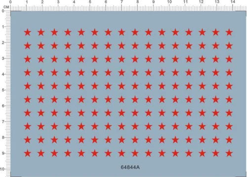 1/35 WWII soviet russia tank barrel star Military Markings Water Slide Decal 07FC0E-D4 - KOEEK