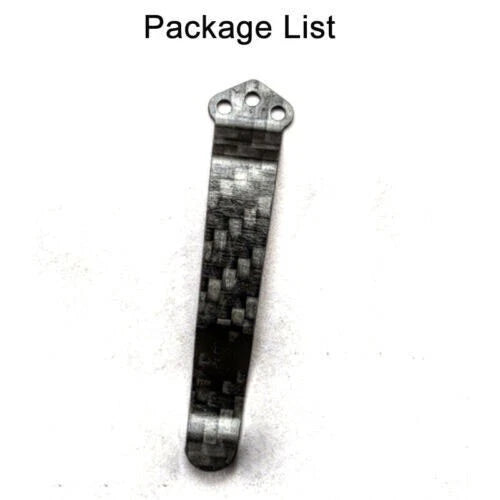 1PC Carbon Fiber Deep Carry Pocket Clip For Spyderco C81 Paramilitary 2 C11 C223 07FC0E-D4 - KOEEK