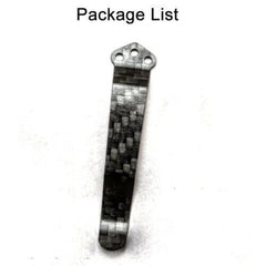 1PC Carbon Fiber Deep Carry Pocket Clip For Spyderco C81 Paramilitary 2 C11 C223 07FC0E-D4 - KOEEK