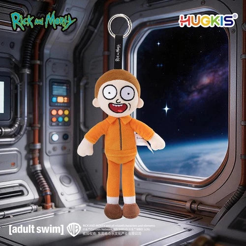 ！ HUGKIS Rick and Morty Prison Outfit Plush Keychain Morty Bag Charm Gift HUGKIS - KOEEK