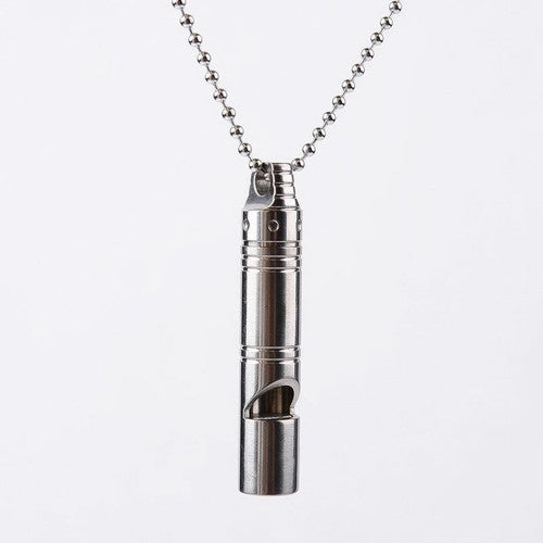 TC4 Titanium Keychain Outdoor Safety Whistle Camping Travel survival EDC Tool 07FC0E-D4 - KOEEK