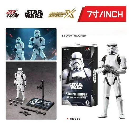 ZD toys Star Wars The Mandalorian & Grogu Stormtrooper Action Figure Set 07FC0E-D4 - KOEEK